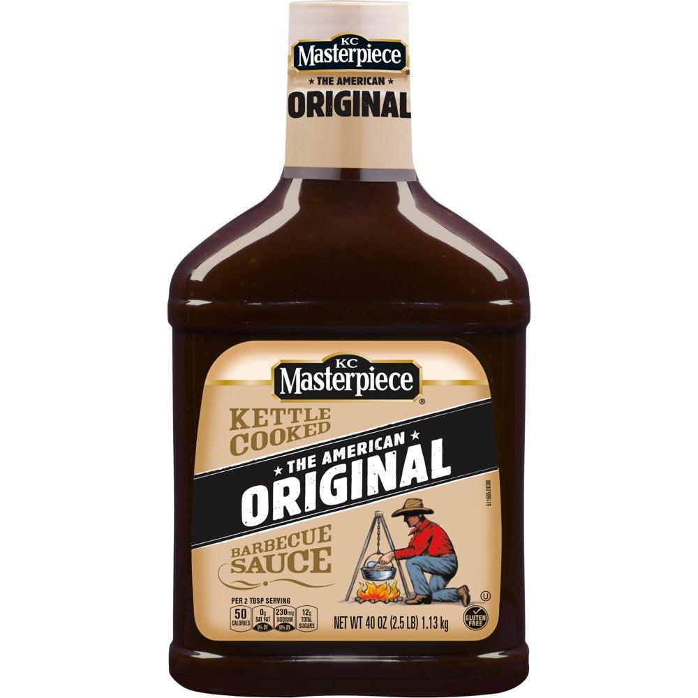 KC Masterpiece Gluten Free Original Barbecue Sauce, 40 Fl Oz