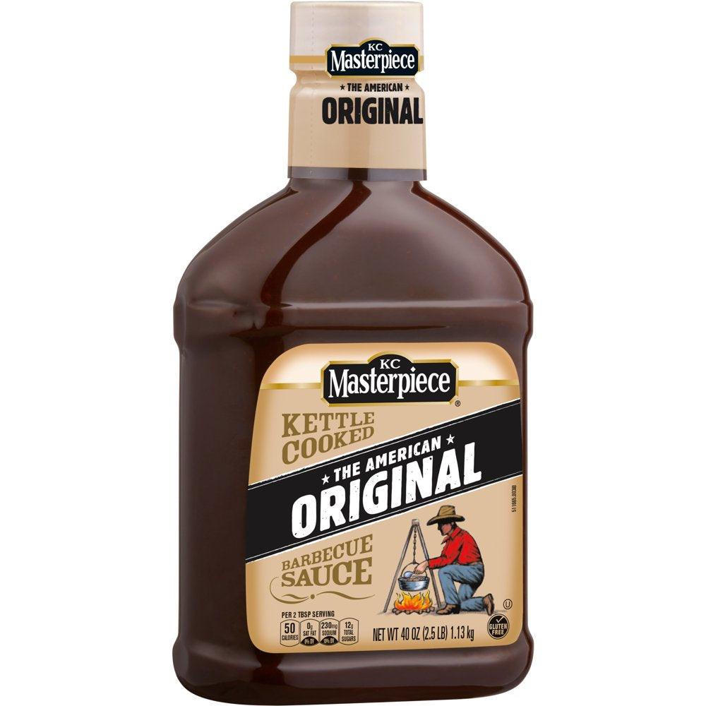 KC Masterpiece Gluten Free Original Barbecue Sauce, 40 Fl Oz