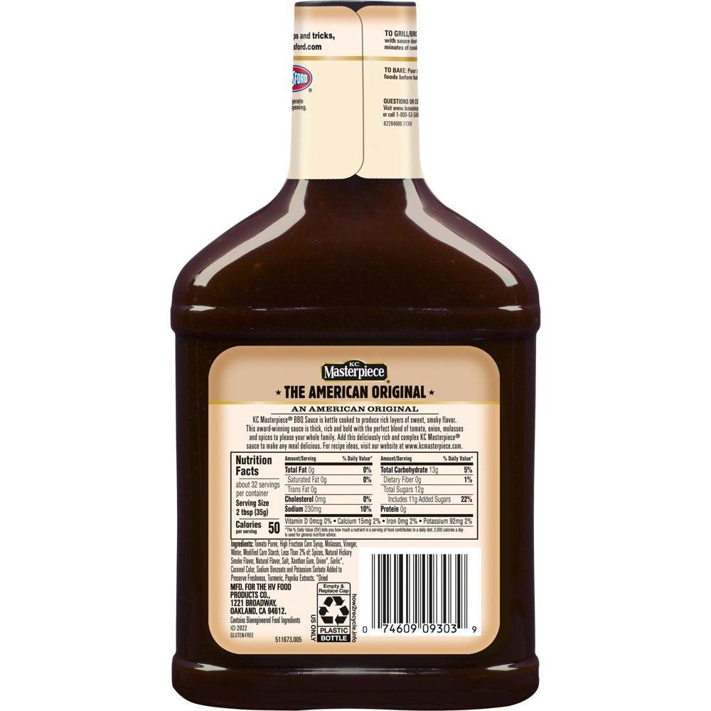 KC Masterpiece Gluten Free Original Barbecue Sauce, 40 Fl Oz