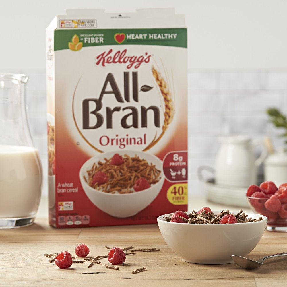 Kellogg'S All-Bran Original Breakfast Cereal 18.3 Oz