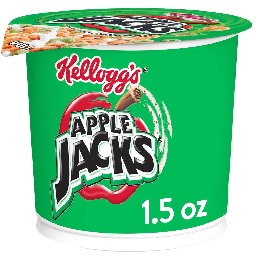 Kellogg'S Apple Jacks Original Breakfast Cereal Cups, 1.5 Oz