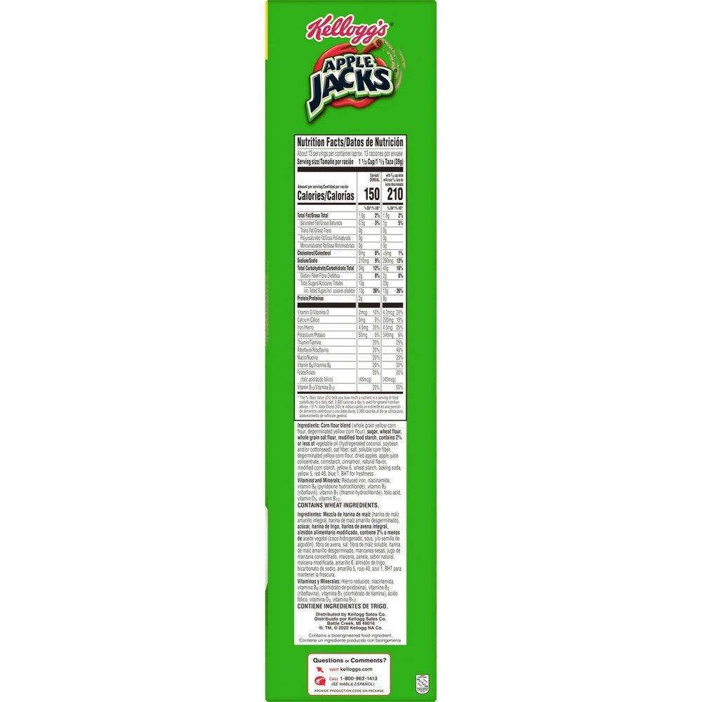 Kellogg'S Apple Jacks Original Cold Breakfast Cereal, 18.4 Oz