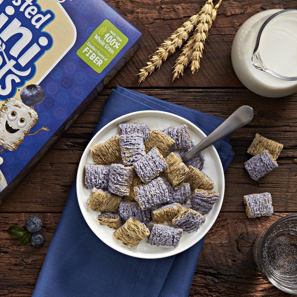 Kellogg'S Breakfast Cereal Frosted Mini-Wheats Blueberry 21 Oz