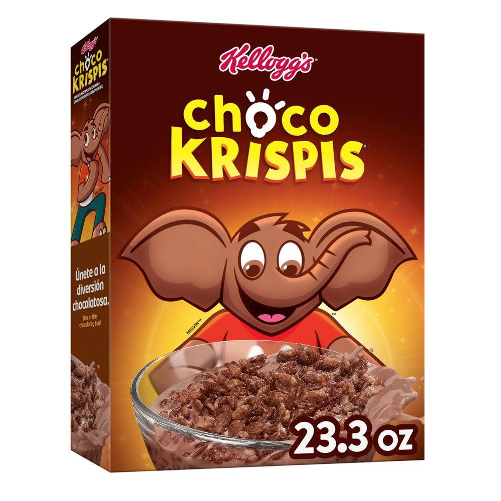 Kellogg'S Choco Krispies Original Cold Breakfast Cereal, 23.3 Oz