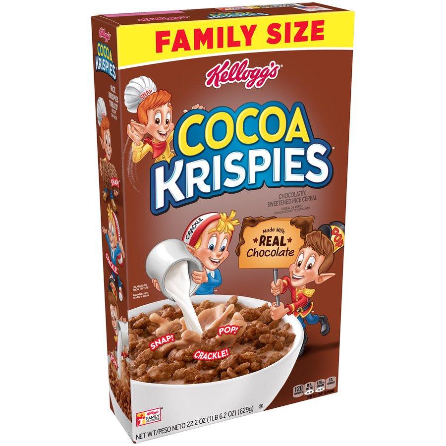 Kellogg'S Cocoa Krispies Family Size Breakfast Cereal 22.2 Oz