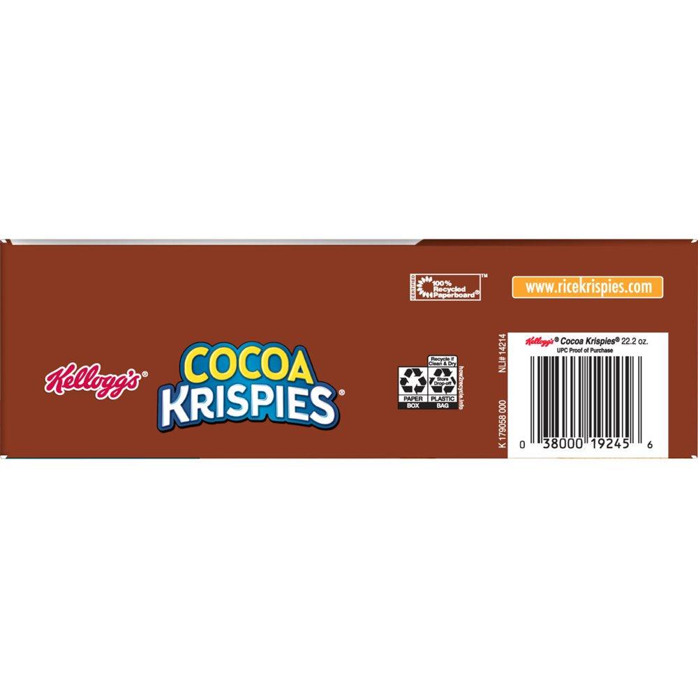 Kellogg'S Cocoa Krispies Family Size Breakfast Cereal 22.2 Oz