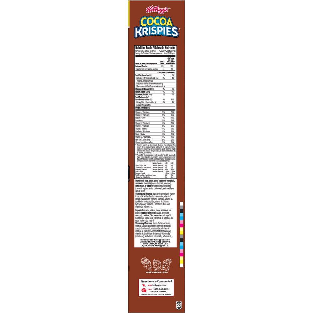 Kellogg'S Cocoa Krispies Family Size Breakfast Cereal 22.2 Oz