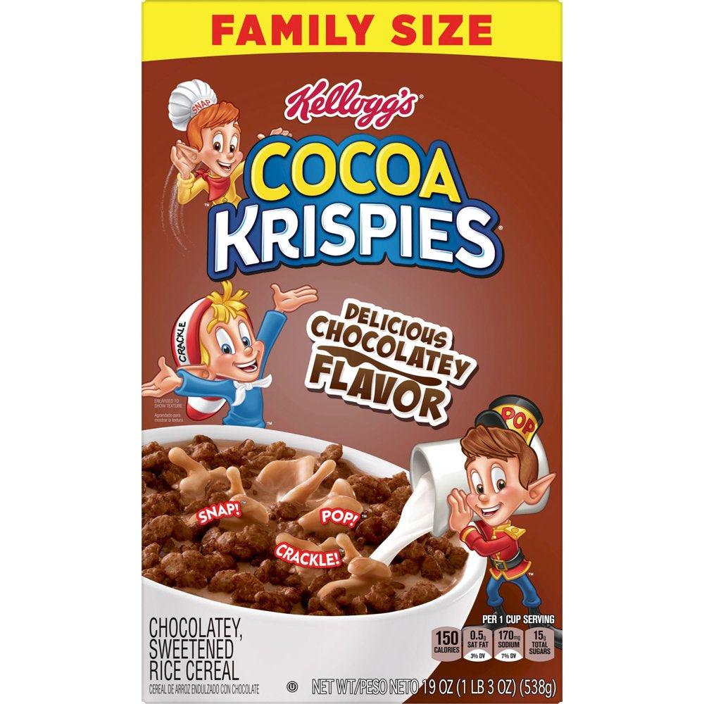 Kellogg'S Cocoa Krispies Original Cold Breakfast Cereal, 19 Oz