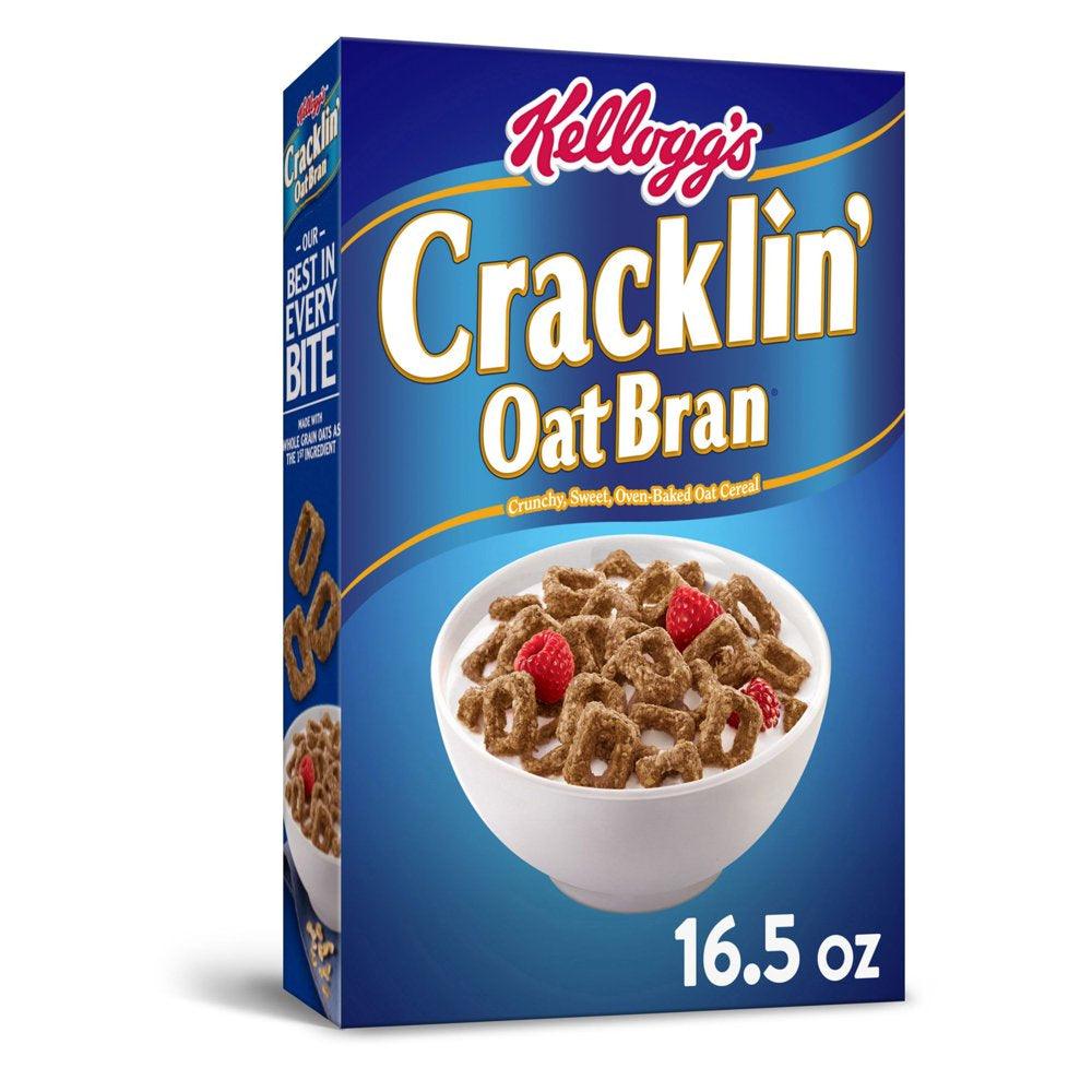 Kellogg'S Cracklin' Oat Bran Original Cold Breakfast Cereal, 16.5 Oz