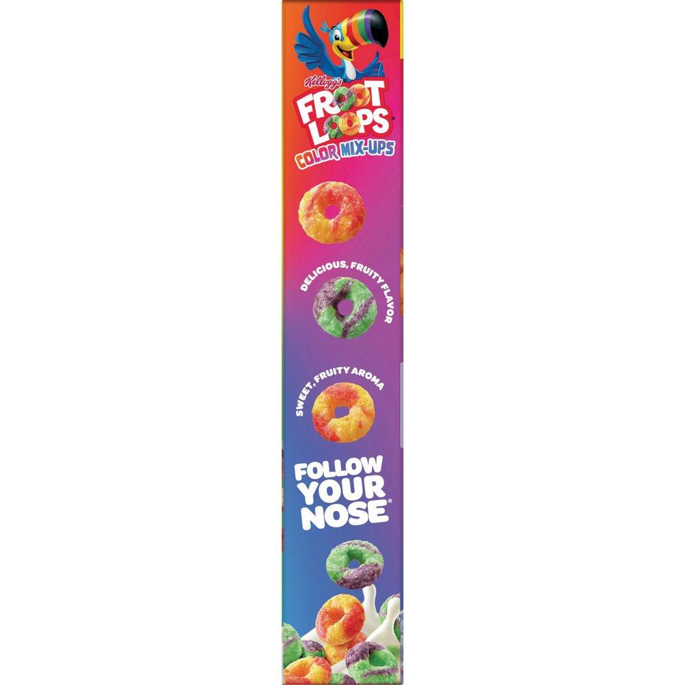 Kellogg'S Froot Loops Color Mixups Original Cold Breakfast Cereal, 13 Oz