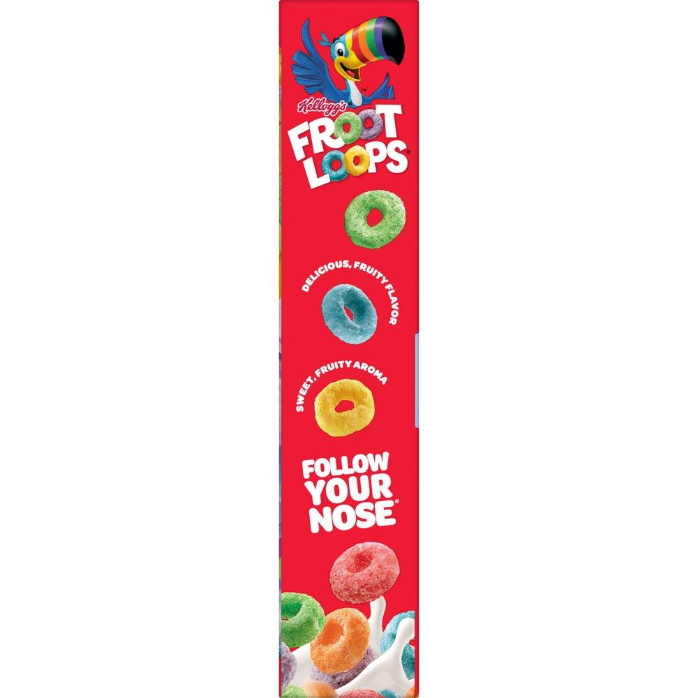 Kellogg'S Froot Loops Original Breakfast Cereal, 10.1 Oz