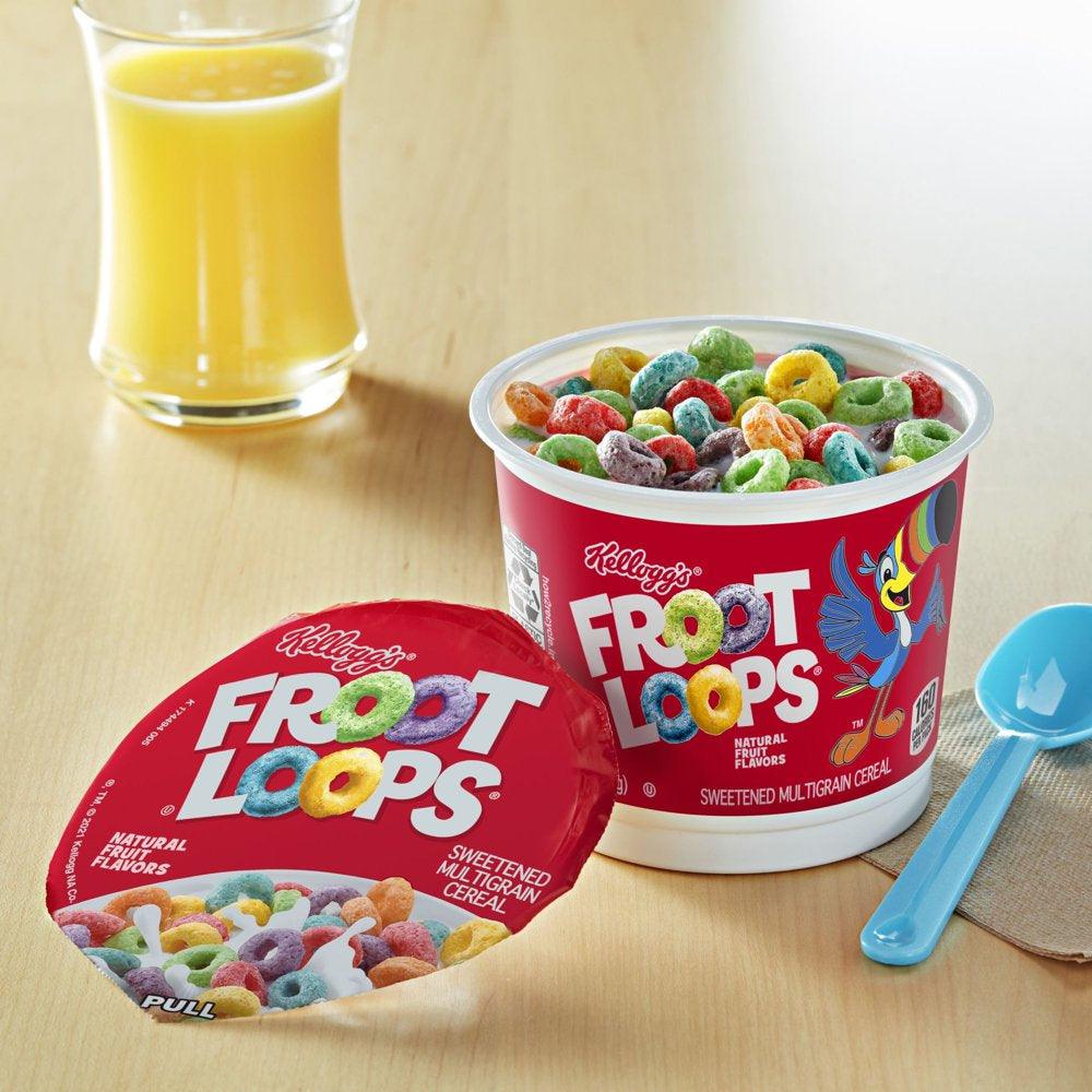 Kellogg'S Froot Loops Original Cold Breakfast Cereal, 1.5 Oz