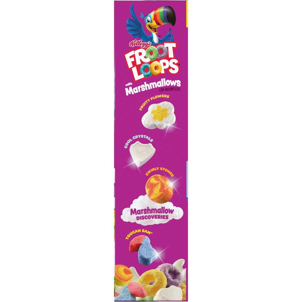 Kellogg'S Froot Loops Original with Marshmallows Cold Breakfast Cereal, 17.7 Oz