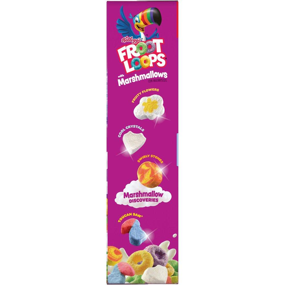 Kellogg'S Froot Loops Original with Marshmallows Cold Breakfast Cereal, 26.3 Oz