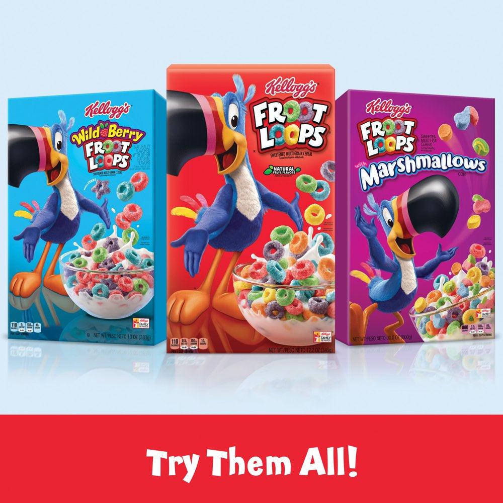 Kellogg'S Froot Loops with Marshmallows Breakfast Cereal 18.7 Oz