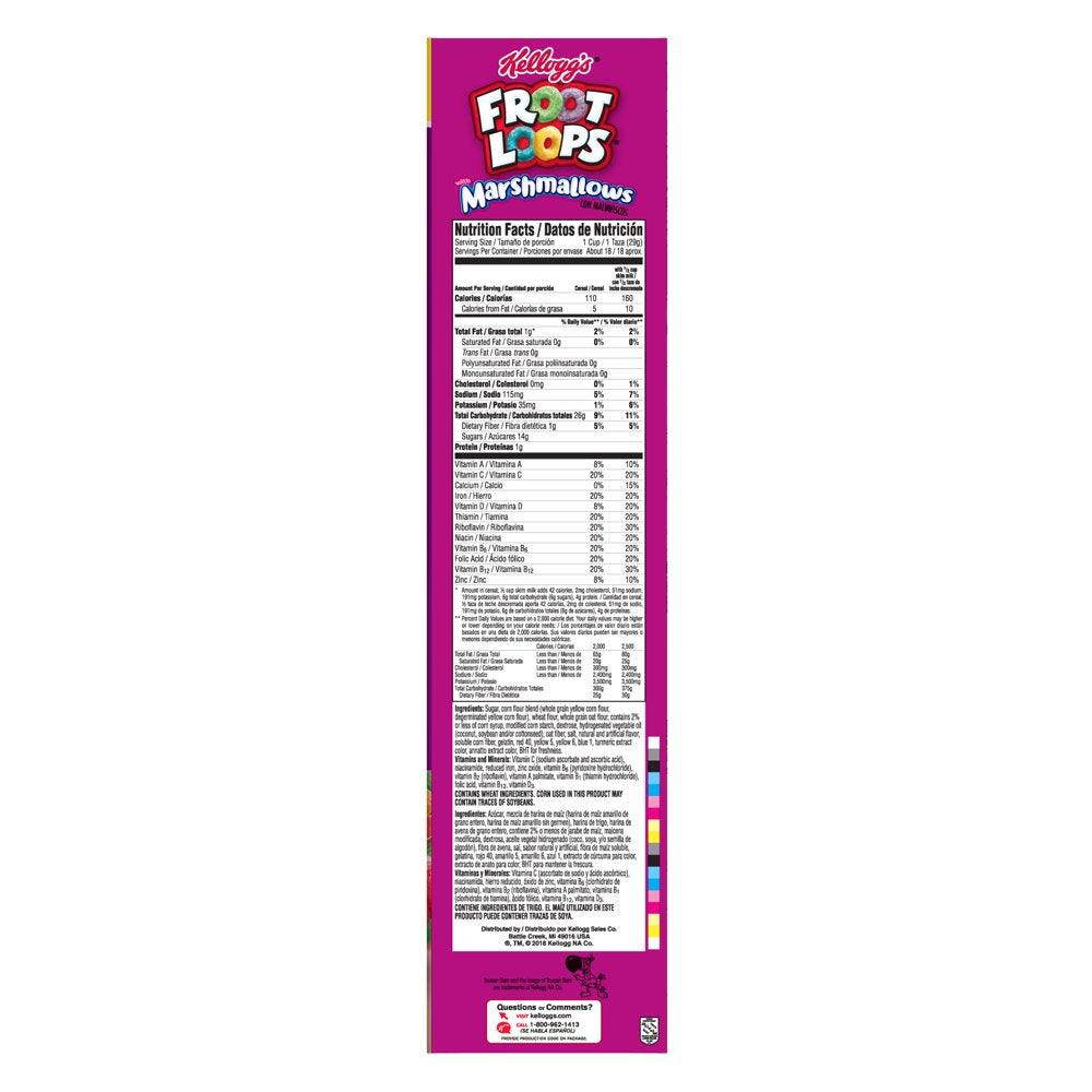 Kellogg'S Froot Loops with Marshmallows Breakfast Cereal 18.7 Oz