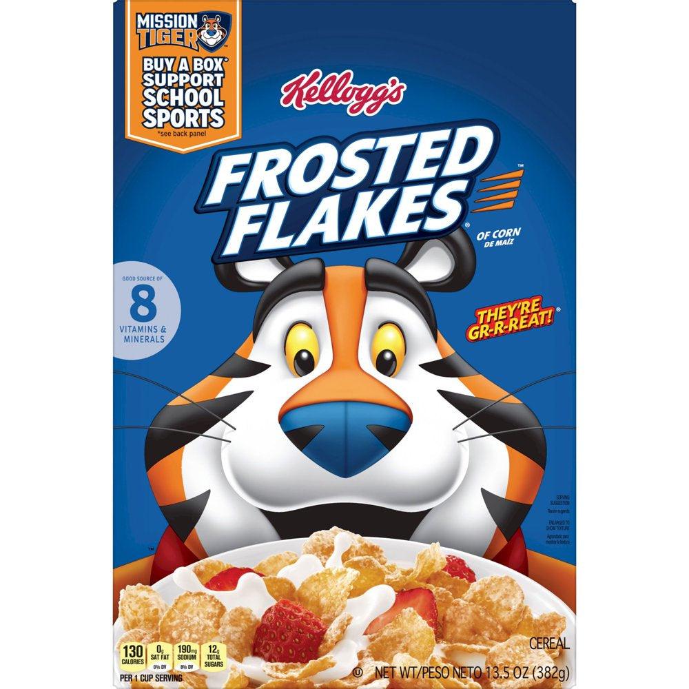 Kellogg'S Frosted Flakes Original Breakfast Cereal, 13.5 Oz