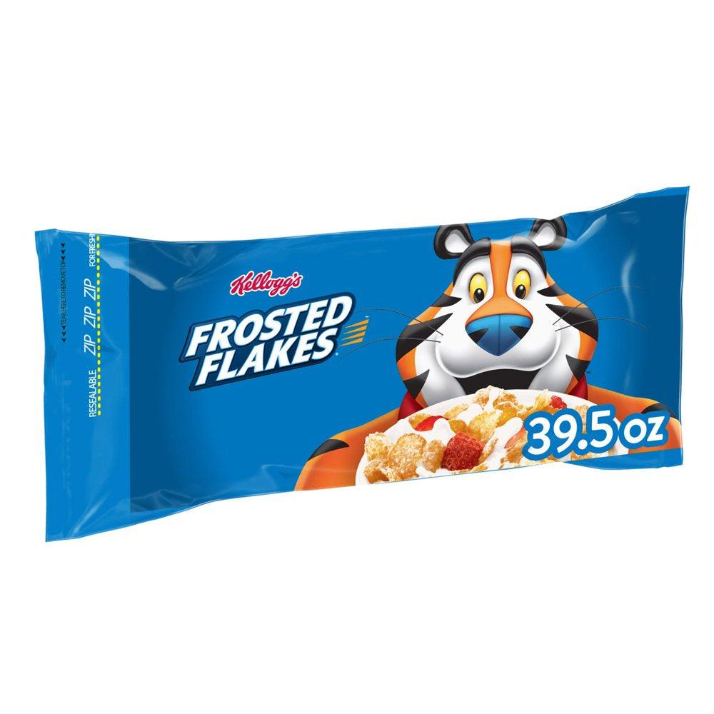 Kellogg'S Frosted Flakes Original Cold Breakfast Cereal, 39.5 Oz