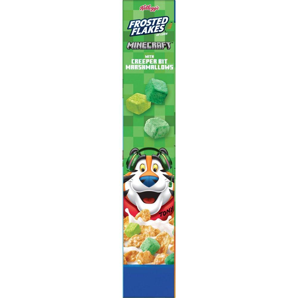 Kellogg'S Frosted Flakes Original with Creeper Bit Marshmallows Cold Breakfast Cereal, 16.8 Oz