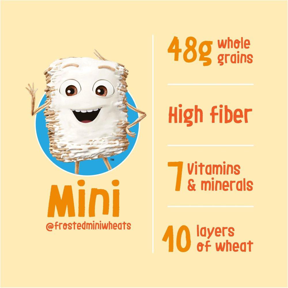 Kellogg'S Frosted Mini-Wheats Breakfast Cereal, High Fiber, Original, 24 Oz, Box