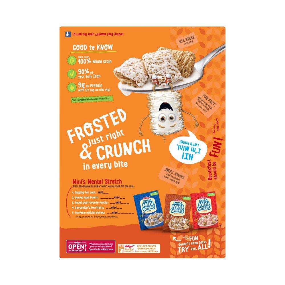 Kellogg'S Frosted Mini-Wheats Original Cold Breakfast Cereal, 18 Oz