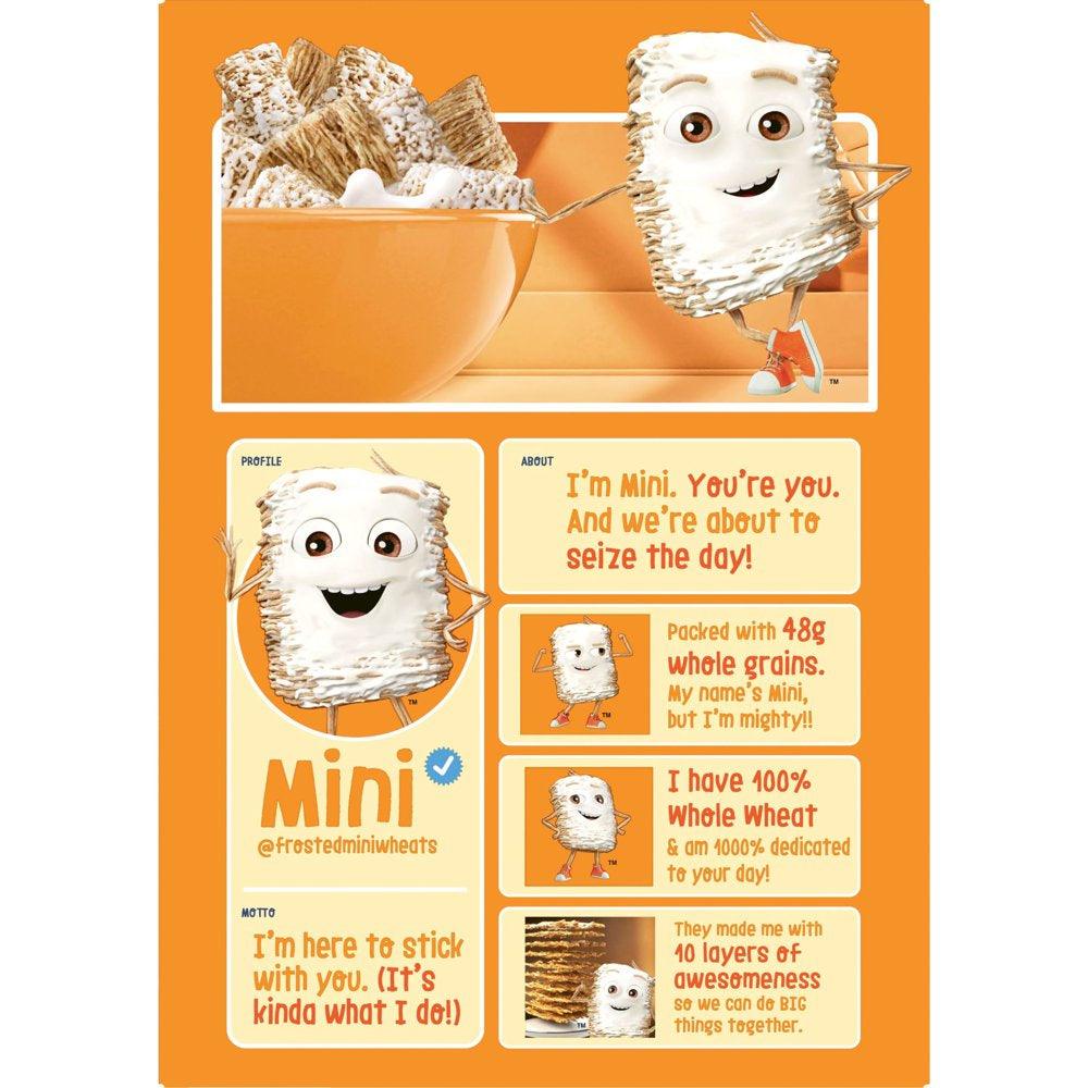 Kellogg'S Frosted Mini-Wheats Original Cold Breakfast Cereal, 34 Oz