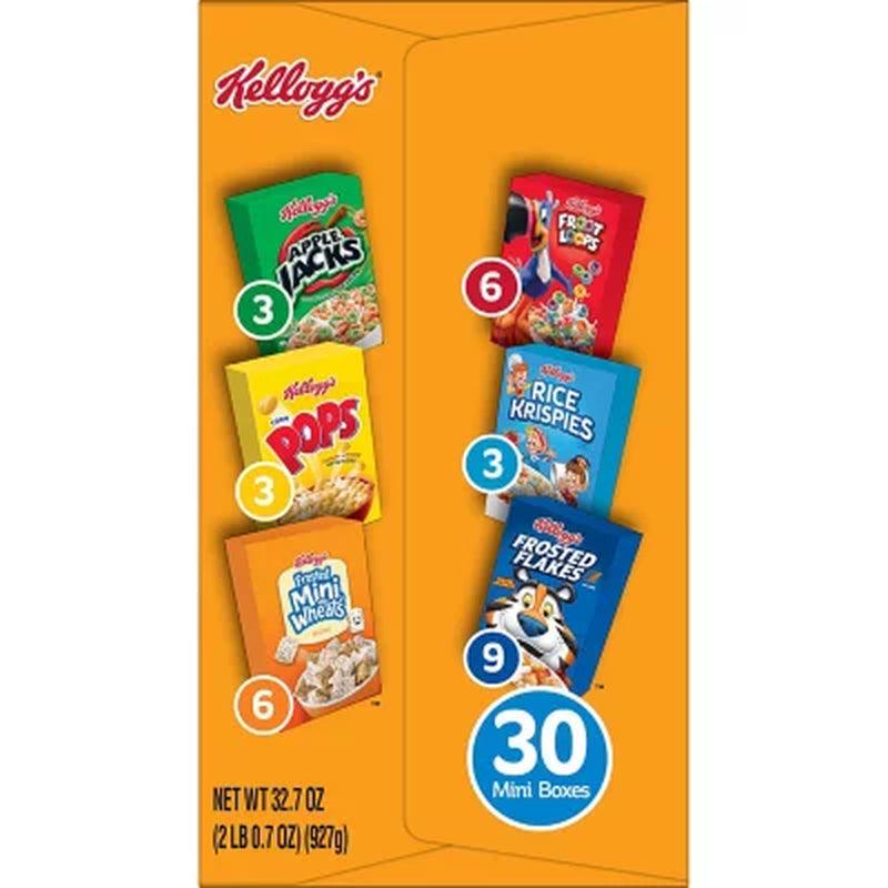 Kellogg'S Jumbo Assortment Pack (32.7 Oz., 30 Pk.)