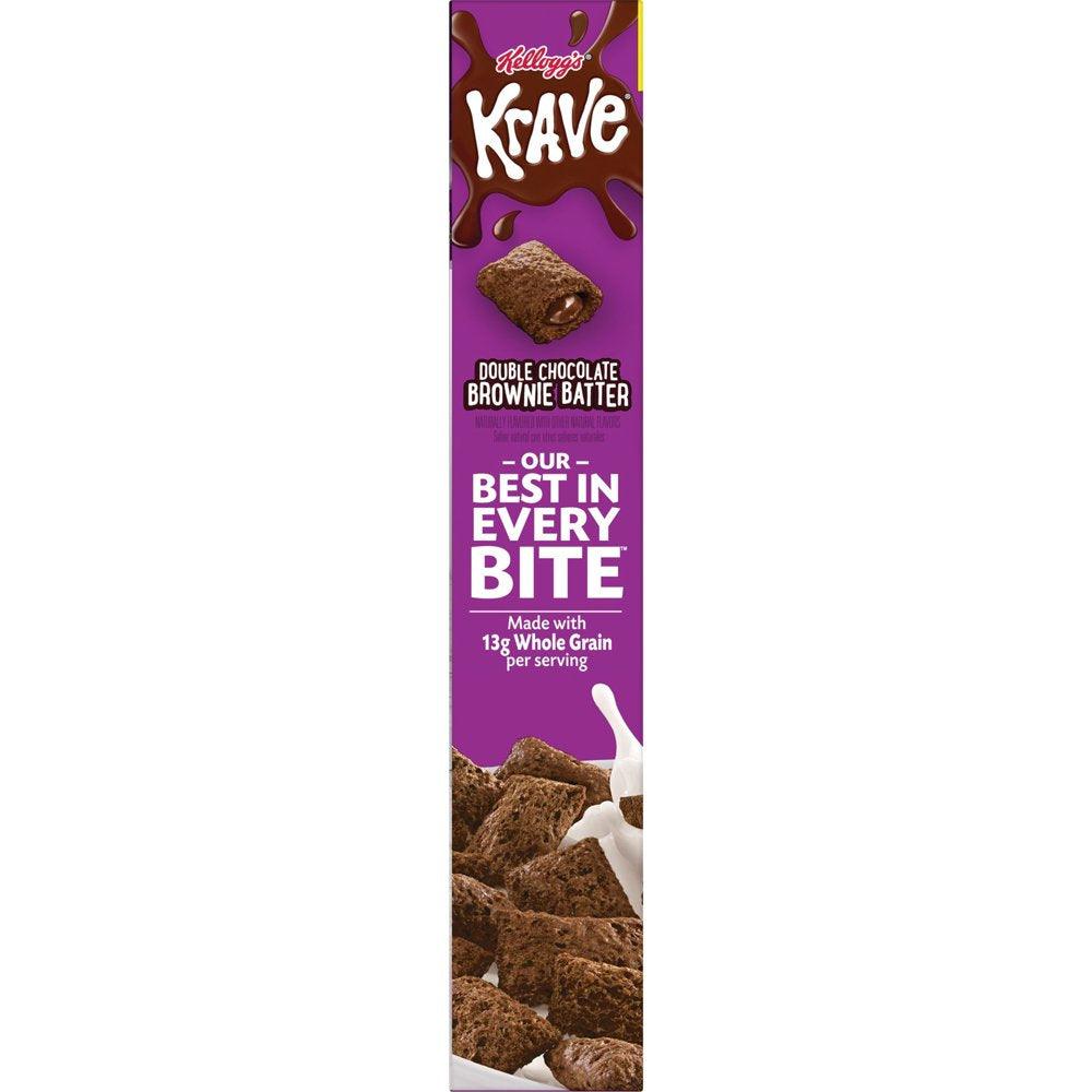 Kellogg'S Krave Brownie Batter Cold Breakfast Cereal, 16.2 Oz