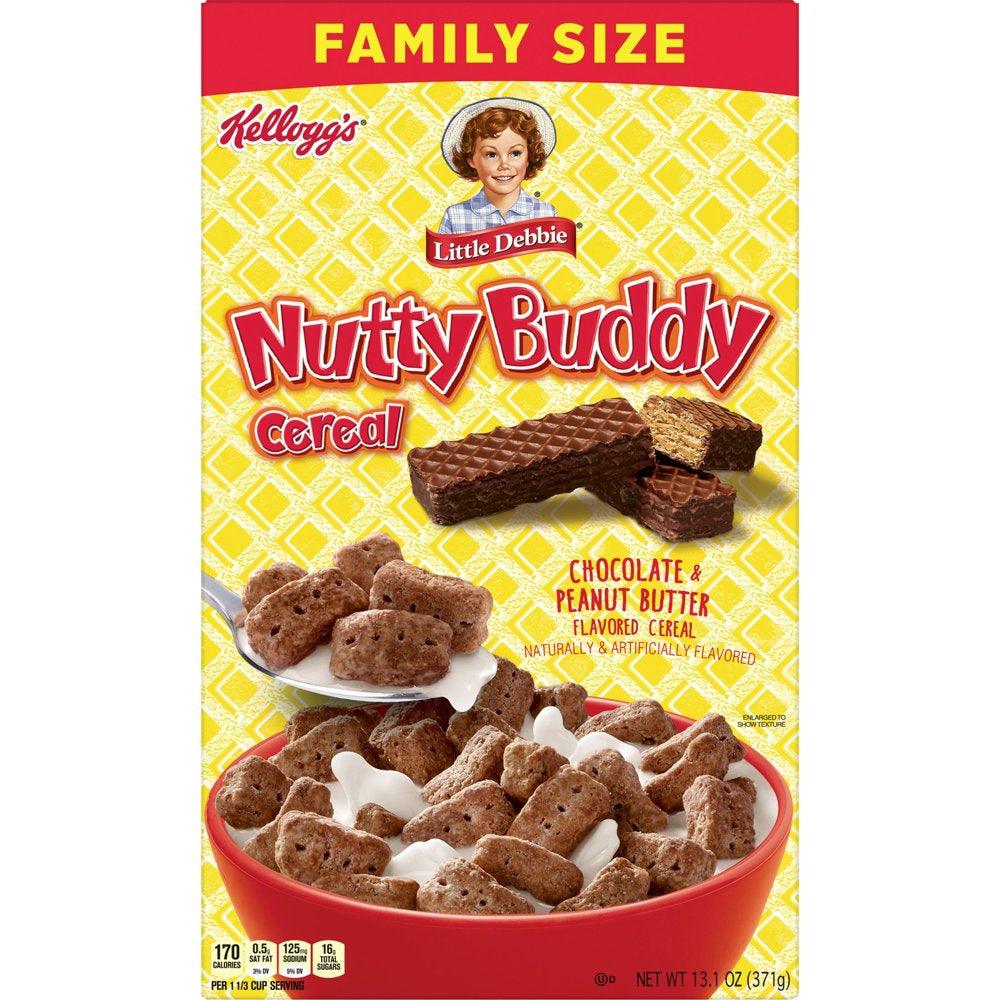 Kellogg'S Little Debbie Nutty Buddy Cold Breakfast Cereal, 13.1 Oz