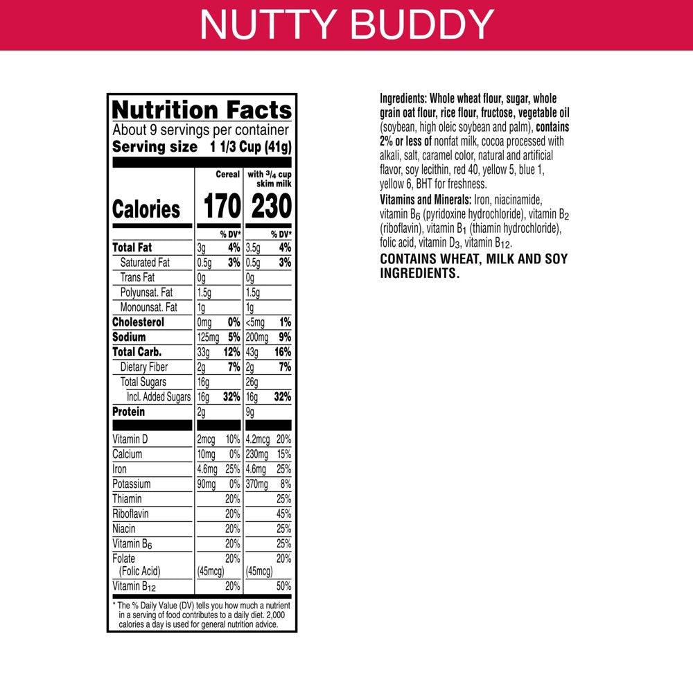 Kellogg'S Little Debbie Nutty Buddy Cold Breakfast Cereal, 13.1 Oz