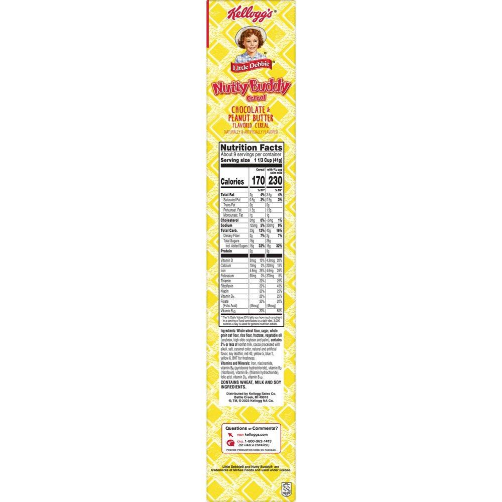 Kellogg'S Little Debbie Nutty Buddy Cold Breakfast Cereal, 13.1 Oz