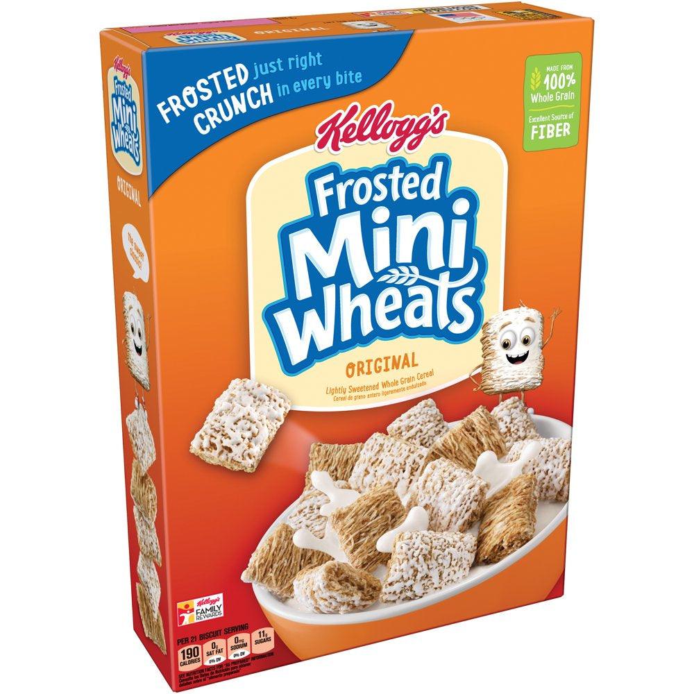 Kellogg'S Original Frosted Mini-Wheats Cereal 18 Oz. Box