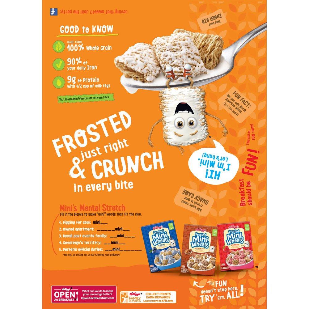 Kellogg'S Original Frosted Mini-Wheats Cereal 18 Oz. Box