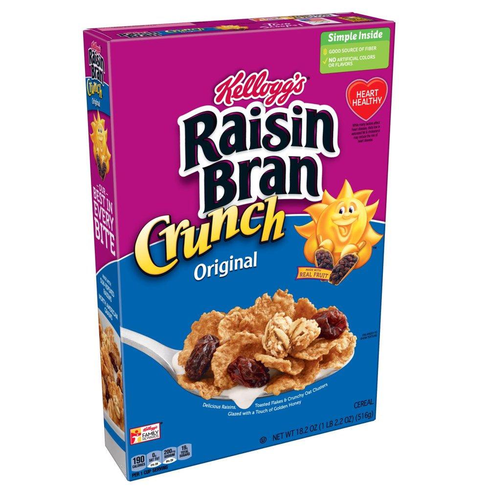 Kellogg'S Raisin Bran Crunch, Breakfast Cereal, Original, 18.2 Oz