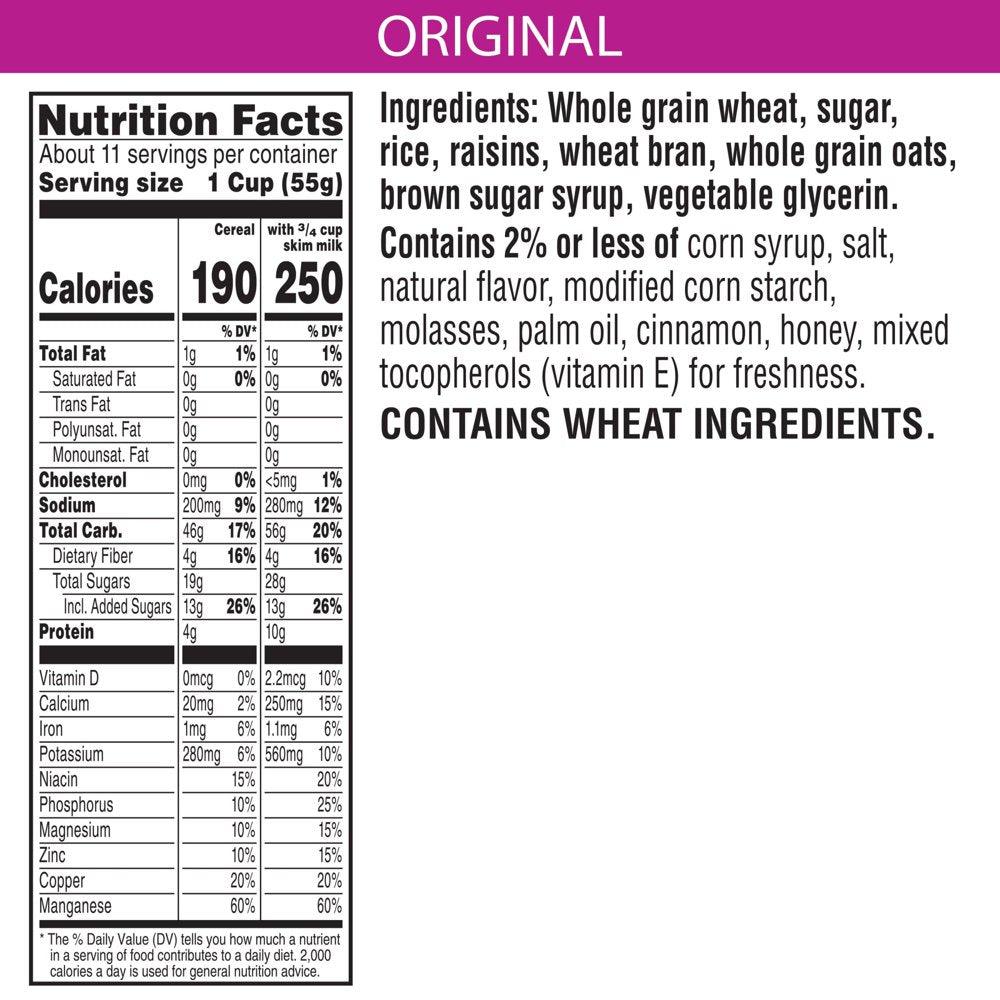 Kellogg'S Raisin Bran Crunch Original Breakfast Cereal, 22.5 Oz