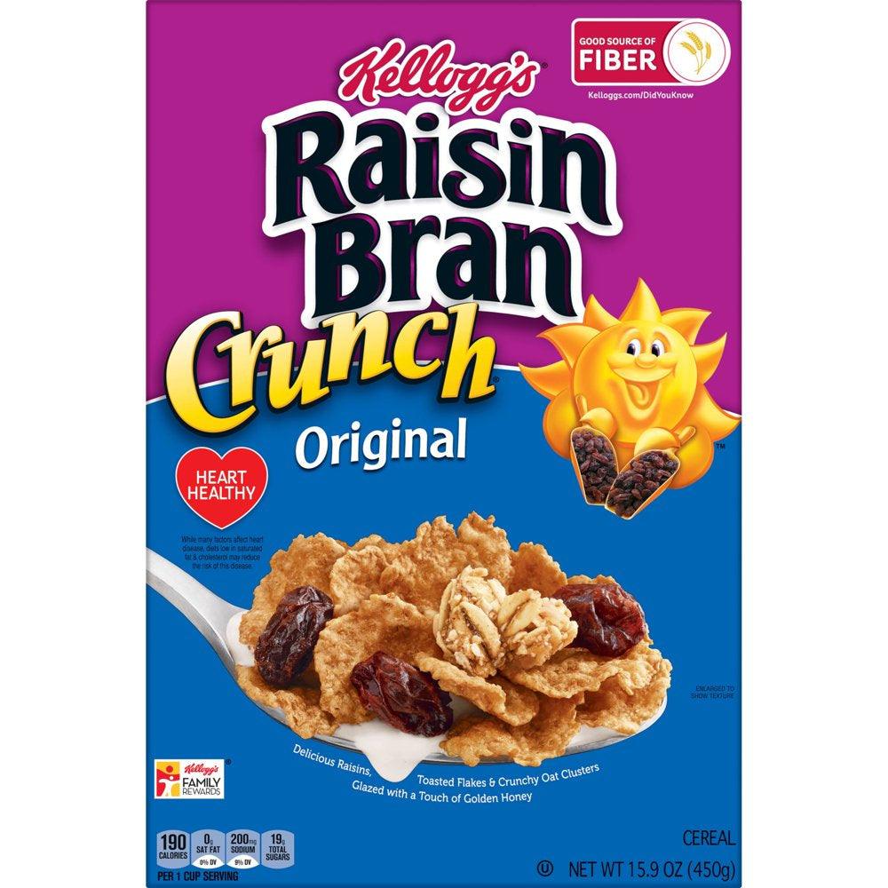 Kellogg'S Raisin Bran Crunch Original Cold Breakfast Cereal, 15.9 Oz