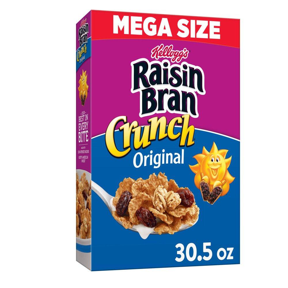 Kellogg'S Raisin Bran Crunch Original Cold Breakfast Cereal, 30.5 Oz