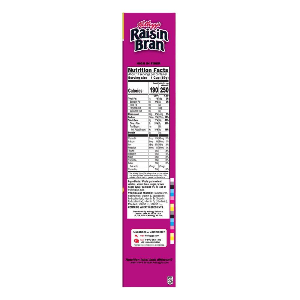 Kellogg'S Raisin Bran Original Cold Breakfast Cereal, 23.5 Oz