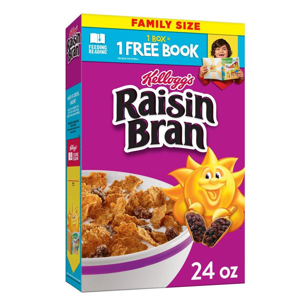 Kellogg'S Raisin Bran Original Cold Breakfast Cereal, 24 Oz