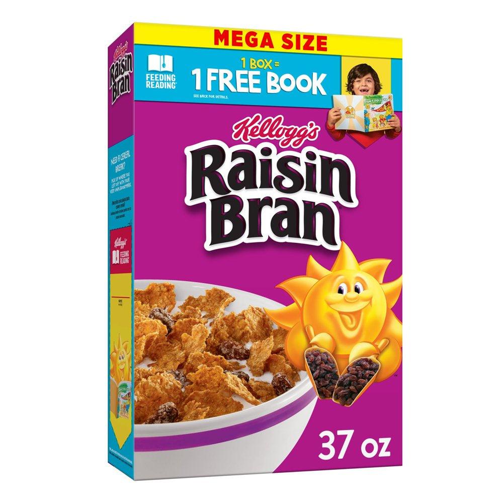 Kellogg'S Raisin Bran Original Cold Breakfast Cereal, 37 Oz