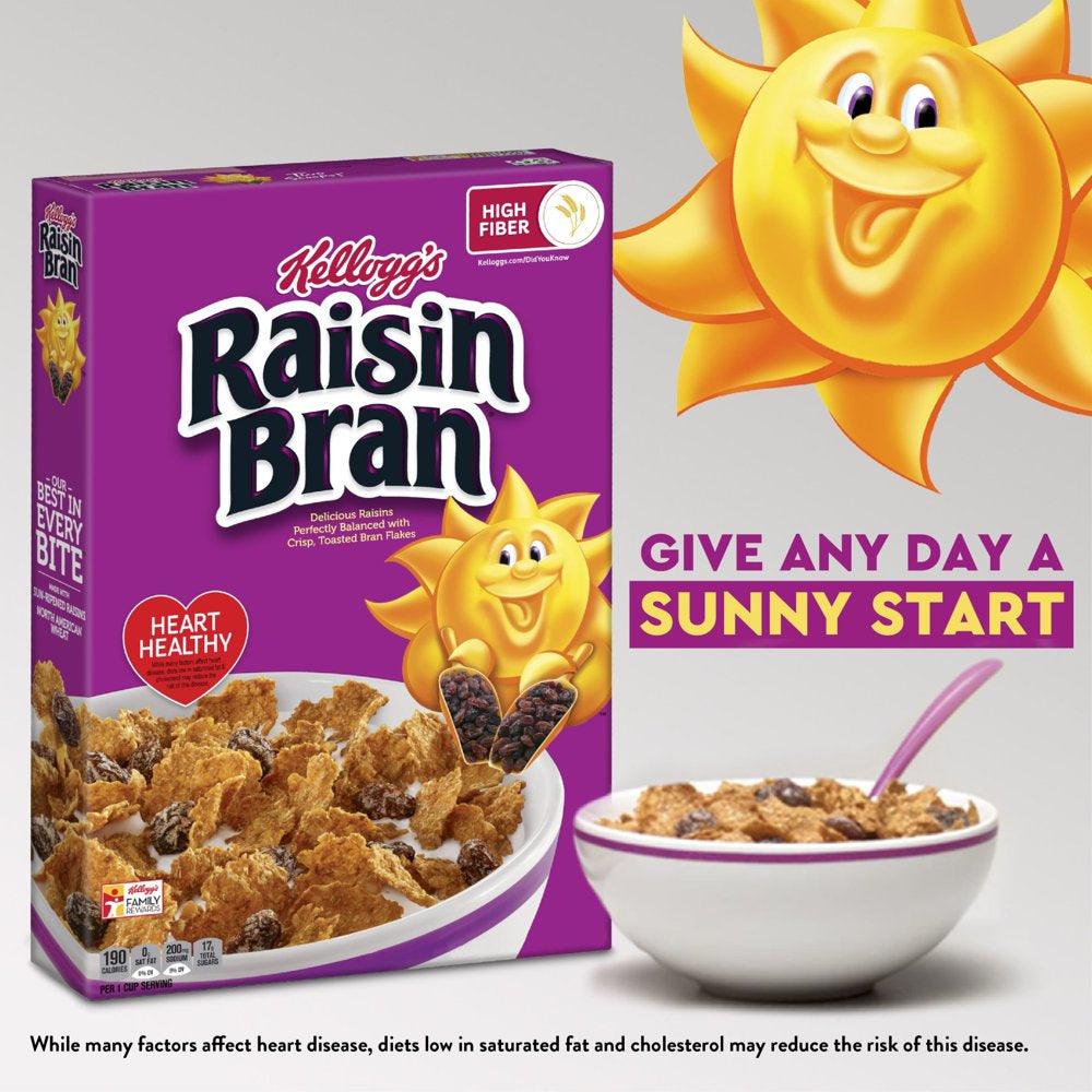 Kellogg'S Raisin Bran Original Cold Breakfast Cereal, 37 Oz