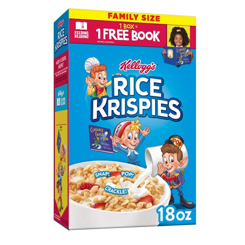 Kellogg'S Rice Krispies Original Breakfast Cereal, 18 Oz