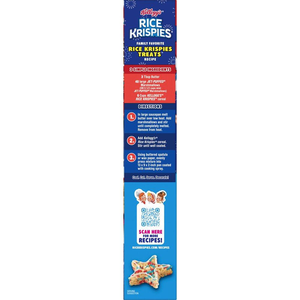 Kellogg'S Rice Krispies Original with Red and Blue Krispies Cold Breakfast Cereal, 12 Oz