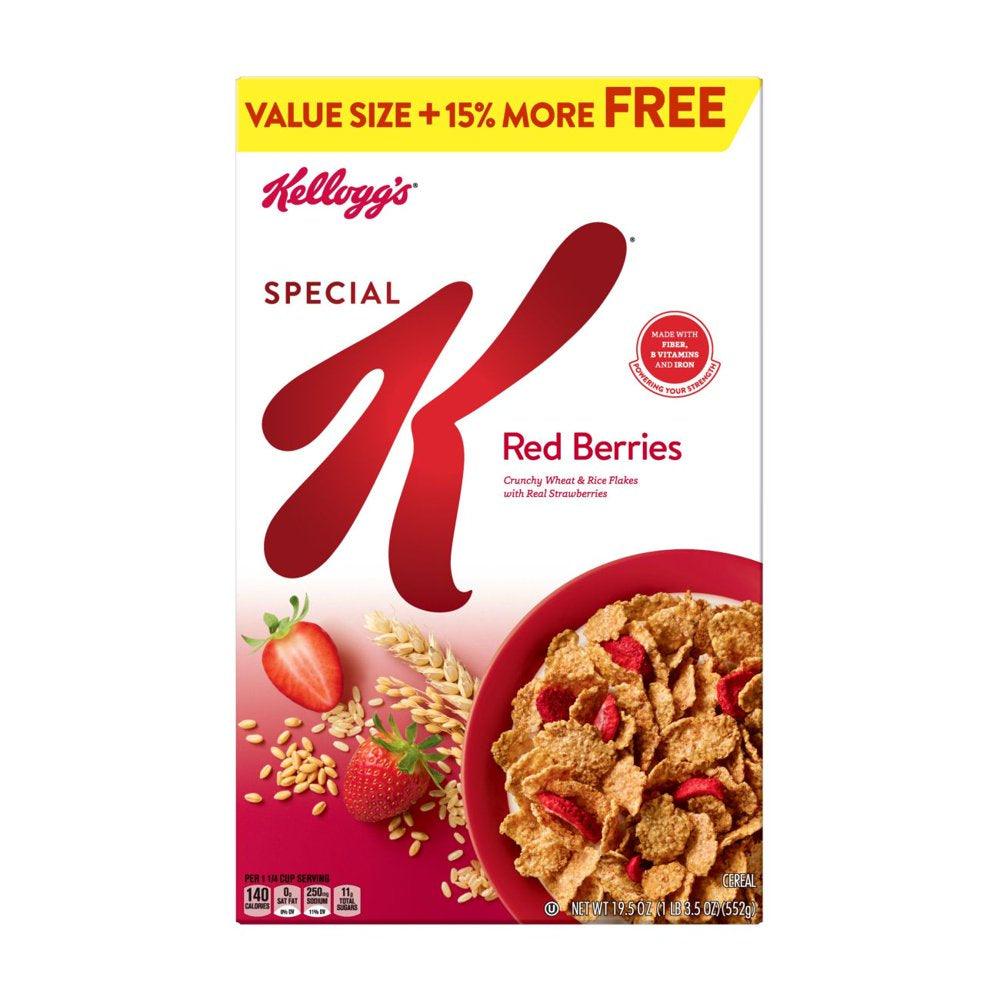 Kellogg'S Special K Breakfast Cereal, Red Berries, 19.5 Oz