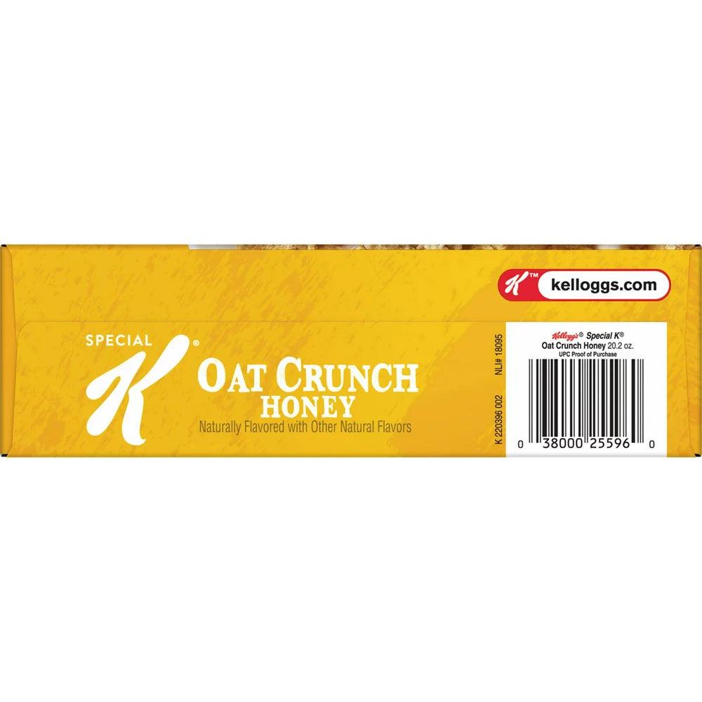 Kellogg'S Special K Oat Crunch Honey Cold Breakfast Cereal, 20.2 Oz