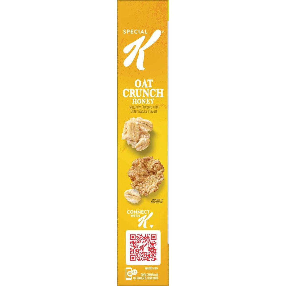 Kellogg'S Special K Oat Crunch Honey Cold Breakfast Cereal, 20.2 Oz