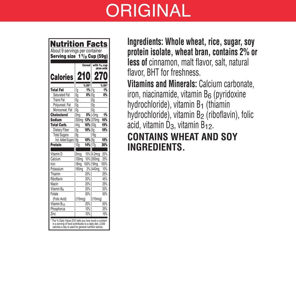 Kellogg'S Special K Original Multi-Grain Touch of Cinnamon Cold Breakfast Cereal, 19 Oz