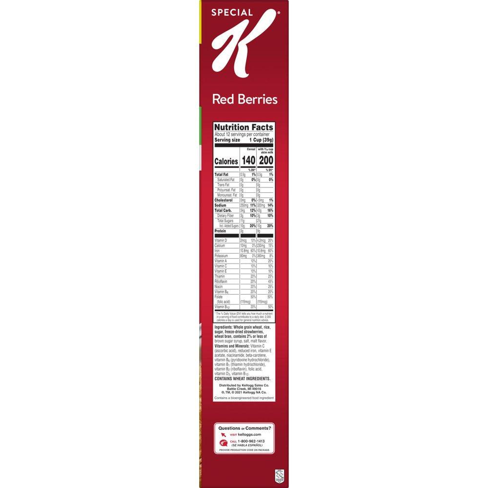 Kellogg'S Special K Red Berries Breakfast Cereal, 16.9 Oz