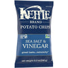 Kettle Brand Potato Chips, Sea Salt and Vinegar Kettle Chips, 8.5 Oz