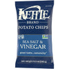 Kettle Brand Potato Chips, Sea Salt and Vinegar Kettle Chips, 8.5 Oz